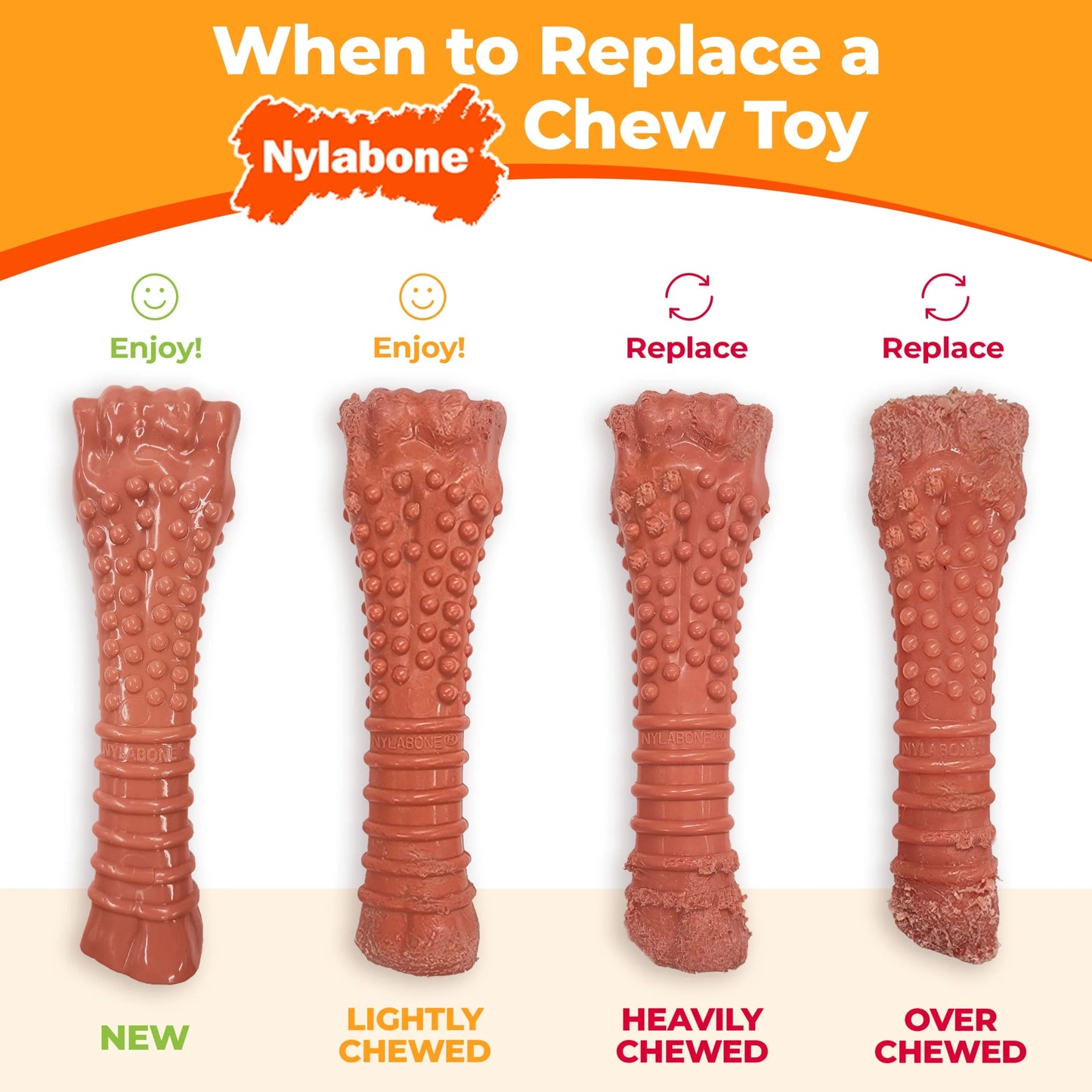 Beef-Flavored Power Chew X-Bone Toy for Large Dogs