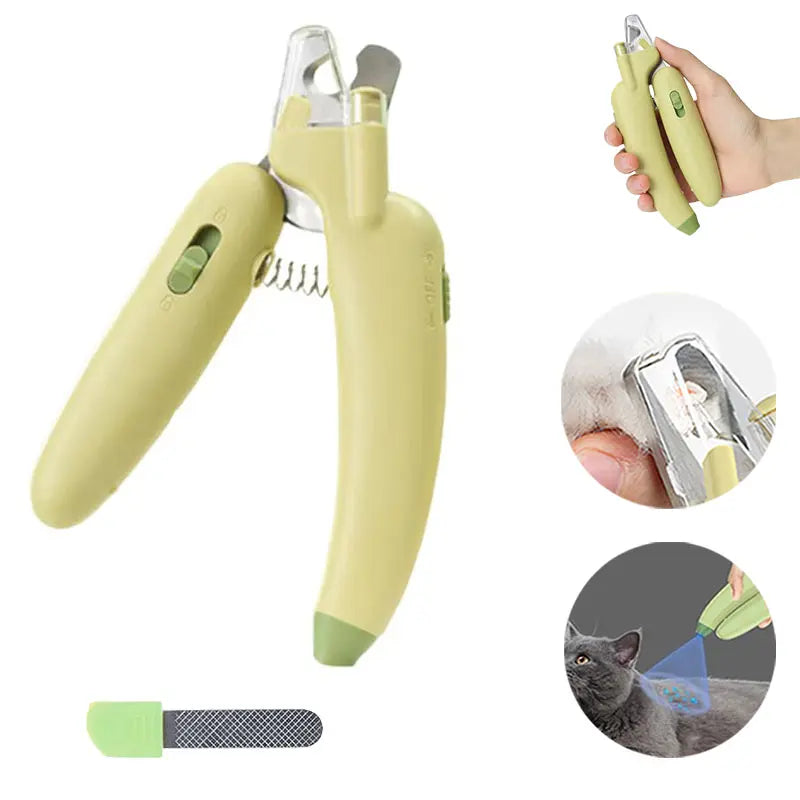 Kacoomi Electric Pet Nail Clipper with LED Light – Professional Rechargeable Nail Grinder for Dogs & Cats