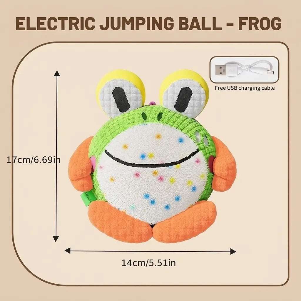 Interactive Self-Moving Dog Toy Ball with Music & Sounds