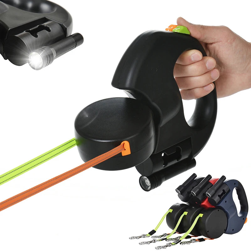 3M Retractable Dual Dog Leash 