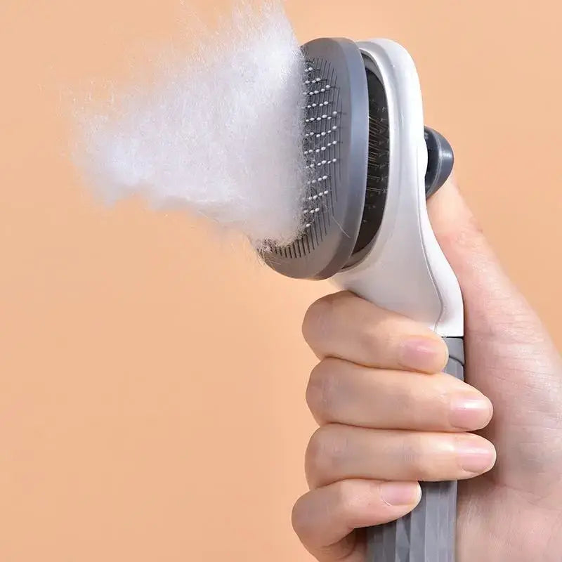 2-in-1 Cat & Dog Hair Remover Brush for Long & Short Hair