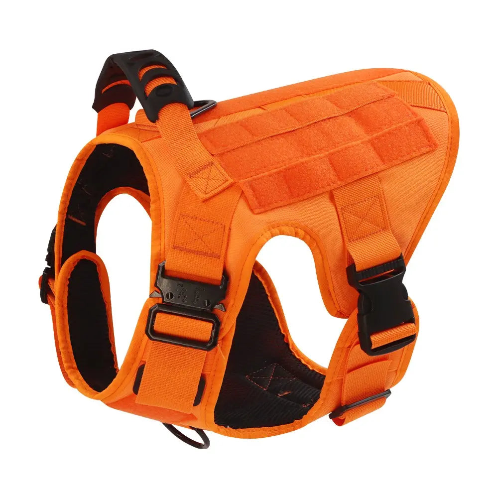Heavy-Duty No-Pull Dog Harness – Adjustable Outdoor Safety Vest