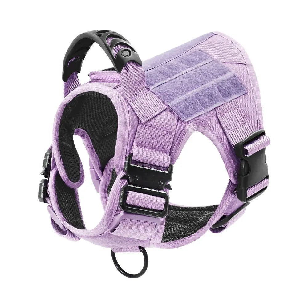 Heavy-Duty No-Pull Dog Harness – Adjustable Outdoor Safety Vest