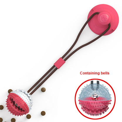Suction Cup Tug Toy with Dental Cleaning Ball