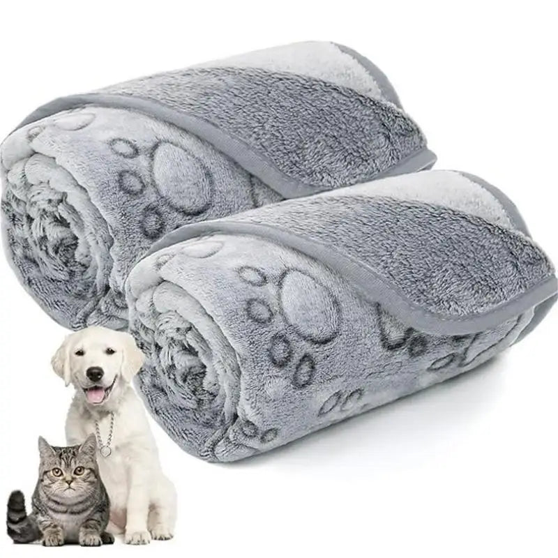 Soft Fluffy Cute Pattern Pet Blanket