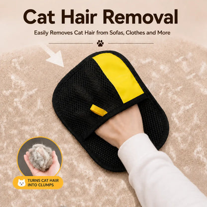 Reusable Electrostatic Pet Grooming & Hair Remover Glove
