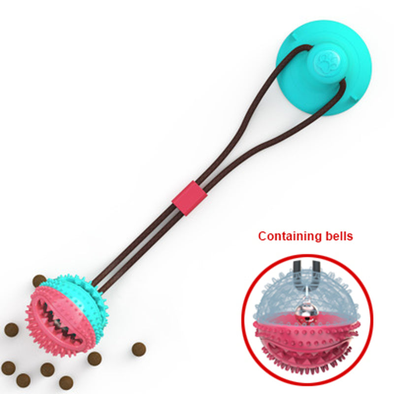 Suction Cup Tug Toy with Dental Cleaning Ball