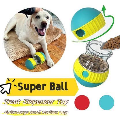 Interactive Slow Feeder Treat Dispenser Ball