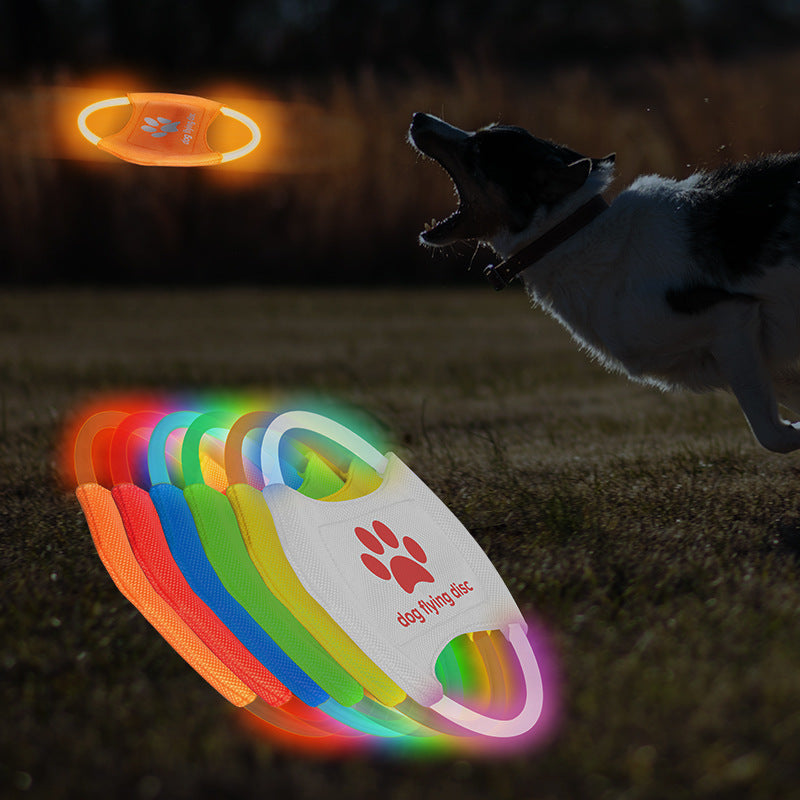 Light-Up LED Luminous Flying Disc Dog Toy
