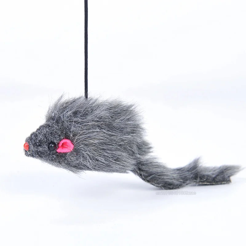 Hanging Door Elastic Plush Mouse Cat Toy