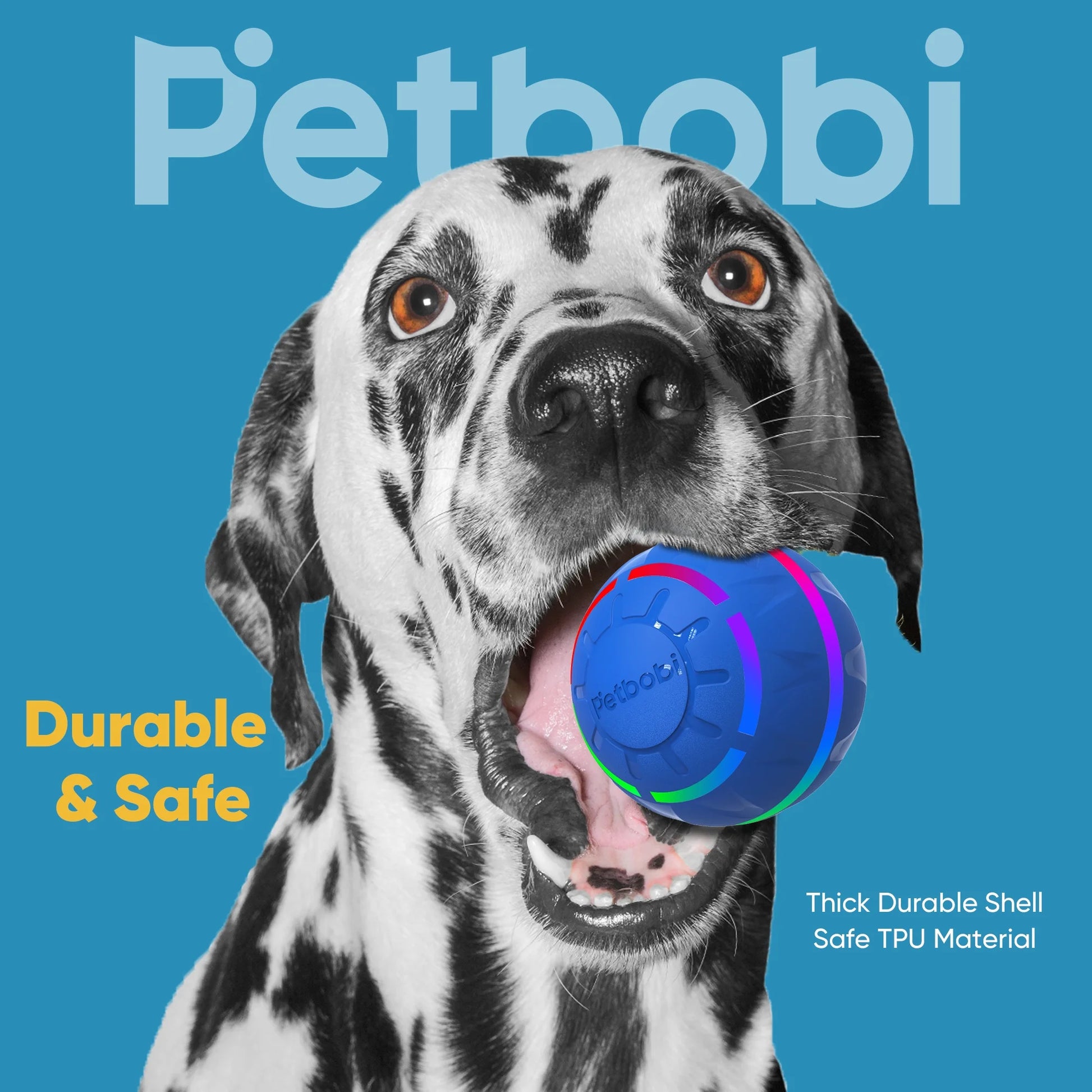 Active Rolling Dog Ball with LED Lights