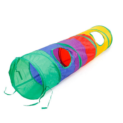 Foldable Breathable Play Tunnel for Indoor Cats