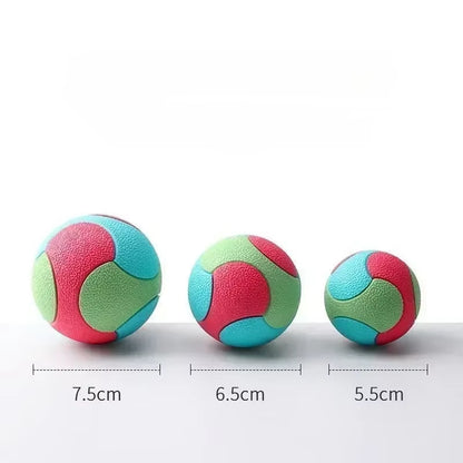 Heavy-Duty Solid Rubber Fetch Ball for Dogs