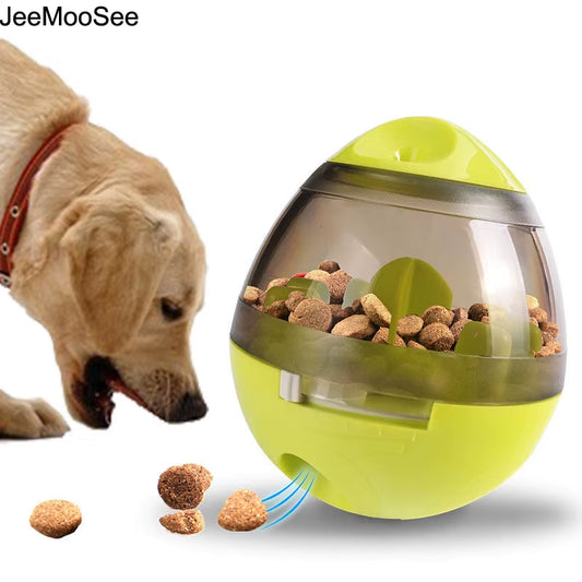Interactive Dumbbell Treat Dispenser Toy