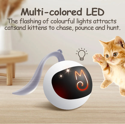 Interactive Automatic Moving Ball Cat Toy (USB Rechargeable)