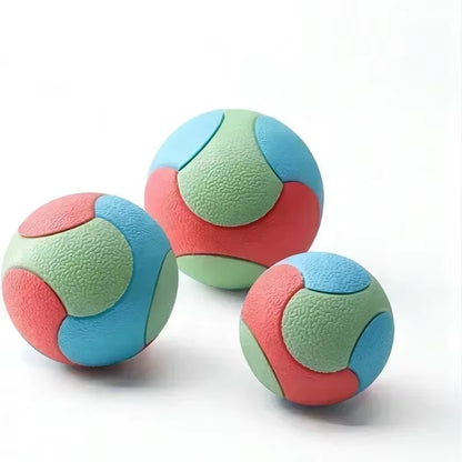 Heavy-Duty Solid Rubber Fetch Ball for Dogs