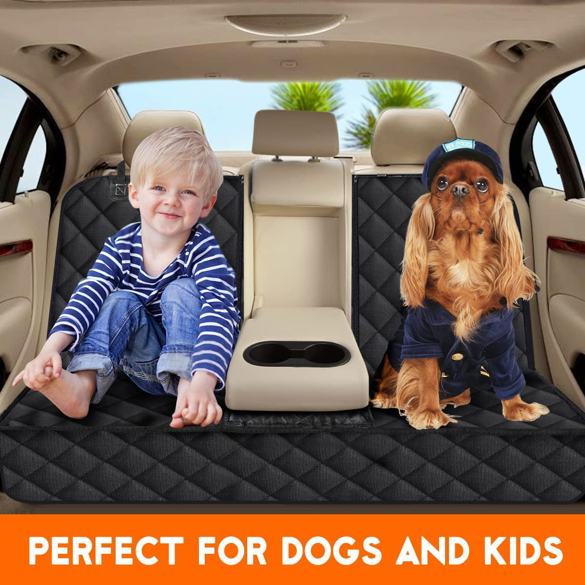 Waterproof Back Seat Protector Cover for Dogs