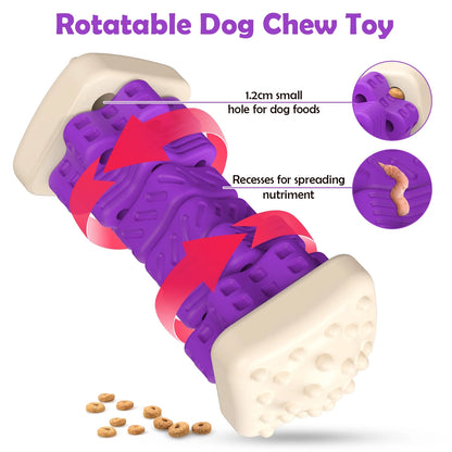 Interactive Purple Chew Toy for Aggressive Chewers