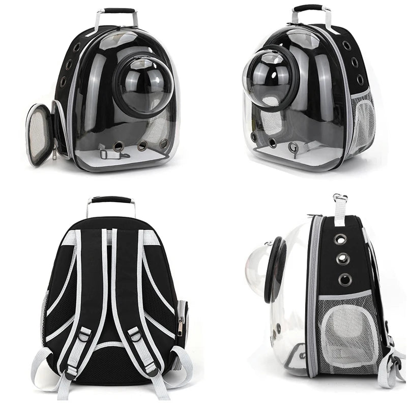 Transparent Breathable Pet Backpack Carrier