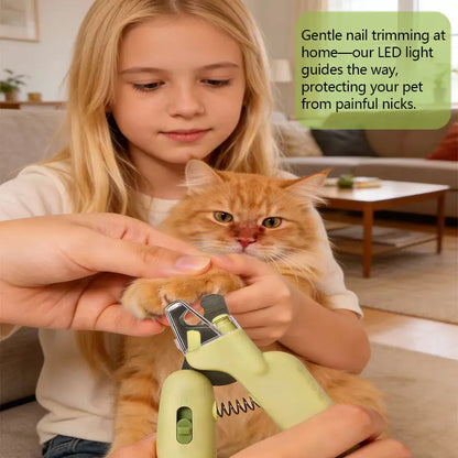 Kacoomi Electric Pet Nail Clipper with LED Light – Professional Rechargeable Nail Grinder for Dogs & Cats