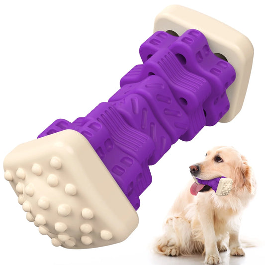 Interactive Purple Chew Toy for Aggressive Chewers