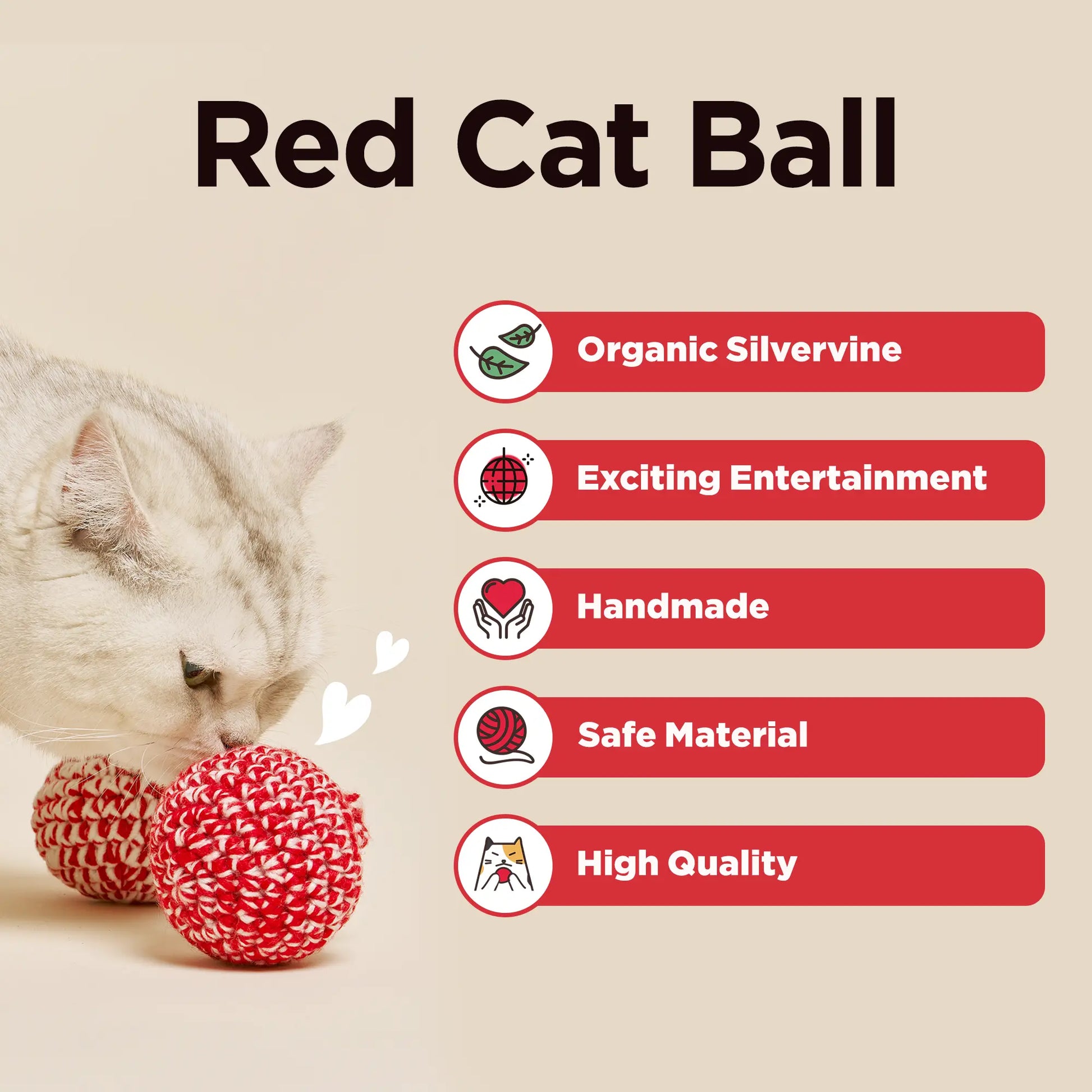 Red Cat Ball