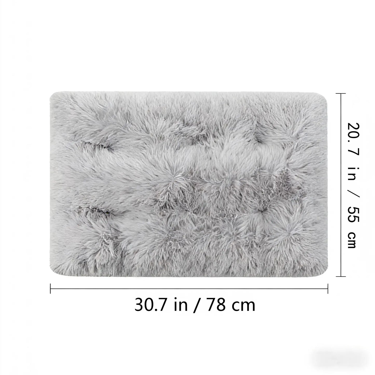 Ultra-Soft Faux Fur Pet Bed – Non-Slip Orthopedic Sleeping Pad