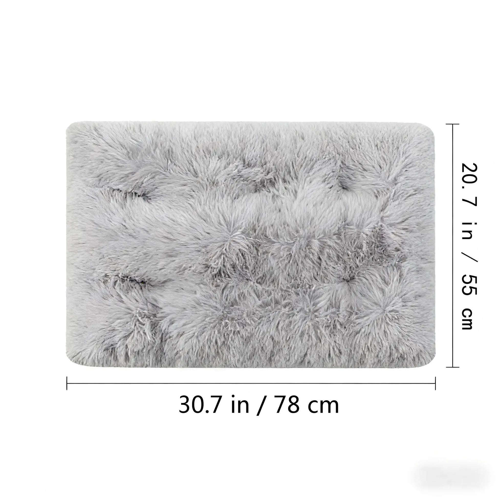 Ultra-Soft Faux Fur Pet Bed – Non-Slip Orthopedic Sleeping Pad
