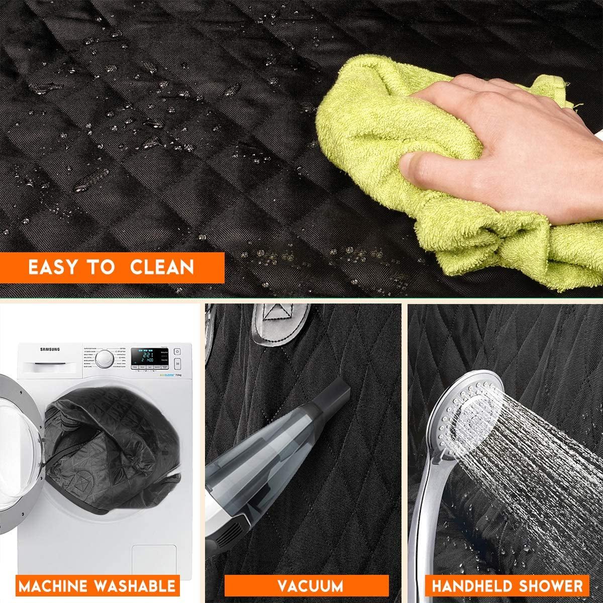 Waterproof Back Seat Protector Cover for Dogs