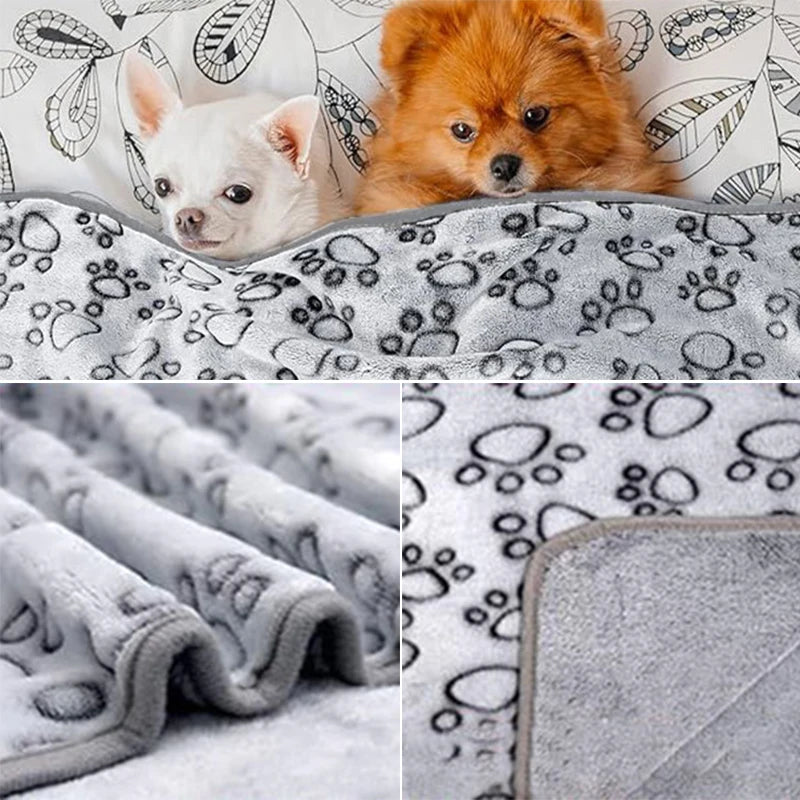 Soft Fluffy Cute Pattern Pet Blanket