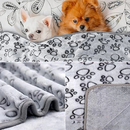 Soft Fluffy Cute Pattern Pet Blanket