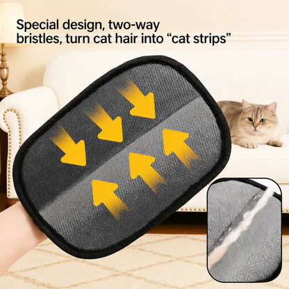 Reusable Electrostatic Pet Grooming & Hair Remover Glove