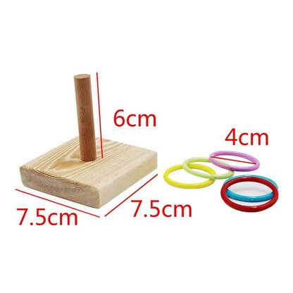 Interactive Bird Training Ring & Educational Toy
