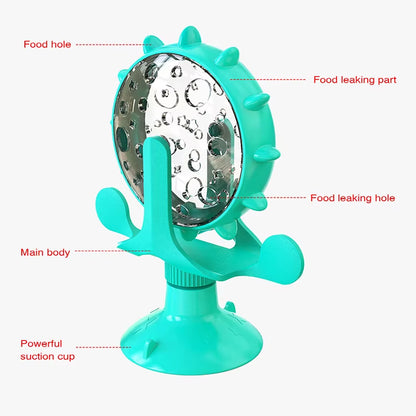 Interactive Ferris Wheel Treat Dispenser Toy