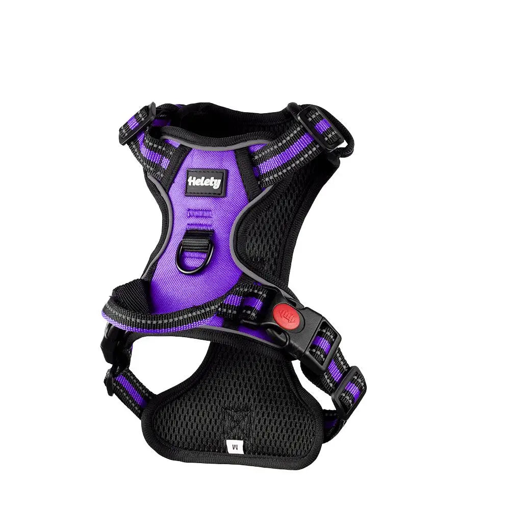 Adjustable Padded Dog Vest Harness with Front & Back Clips