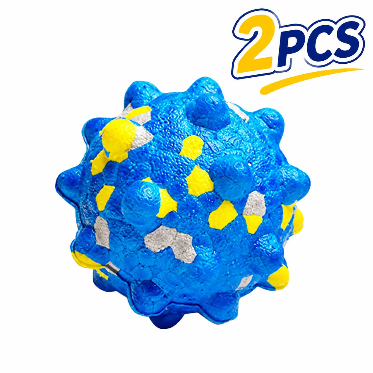 Interactive Treat-Dispensing Dog Toy Ball – Spiky Dental Chew Ball