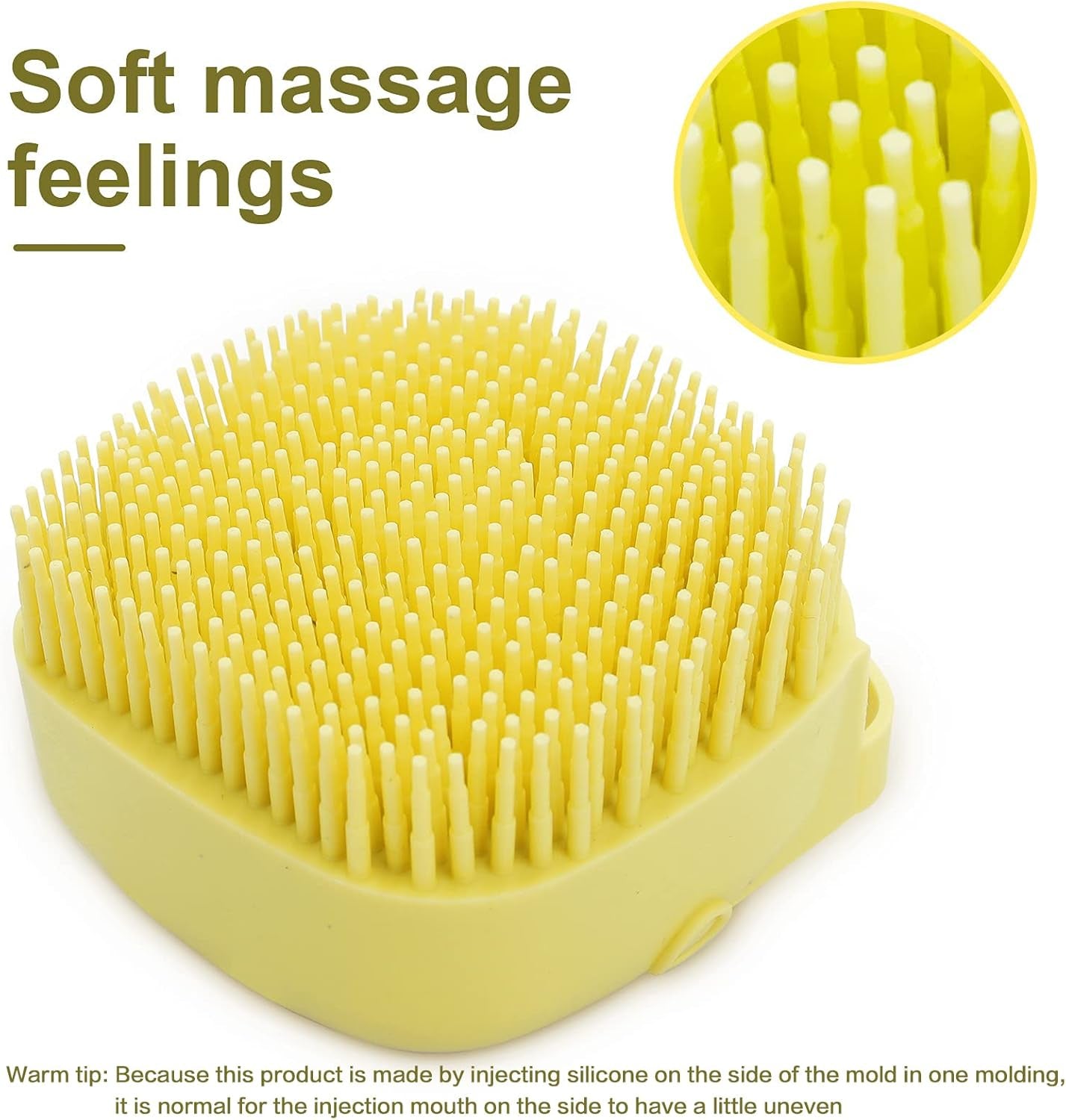 2-in-1 Silicone Pet Bath Brush & Shampoo Dispenser