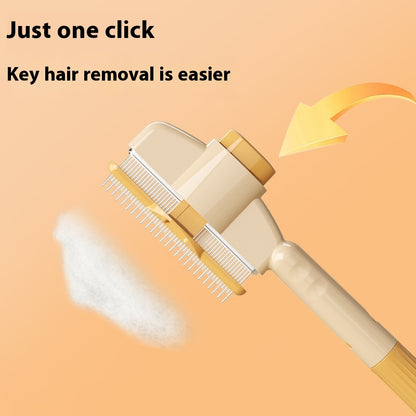 Self-Cleaning Flea & Grooming Comb with Release Button