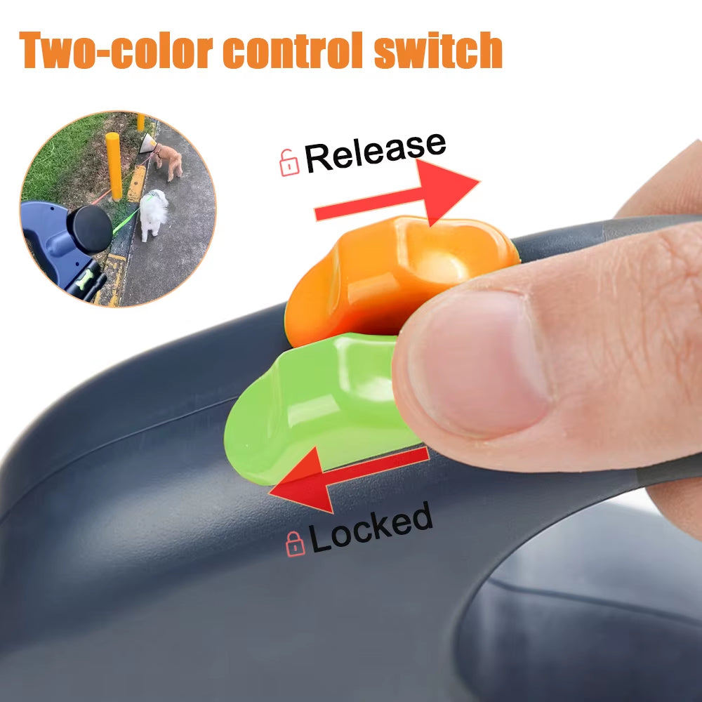 3M Retractable Dual Dog Leash 