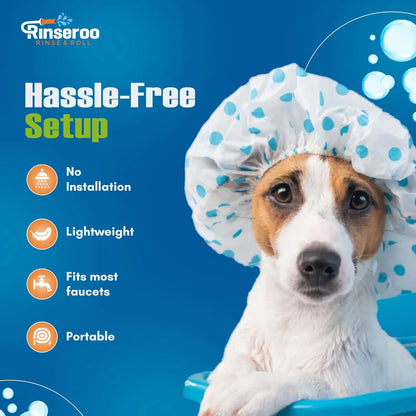 Slip-On Bathtub Faucet Sprayer & Hose for Pet Bathing