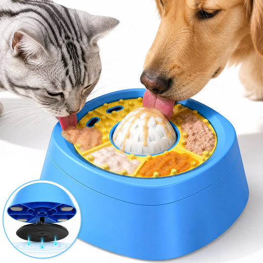 Picky Zoom Slow Feeder & Enrichment Bowl for Wet & Dry Food