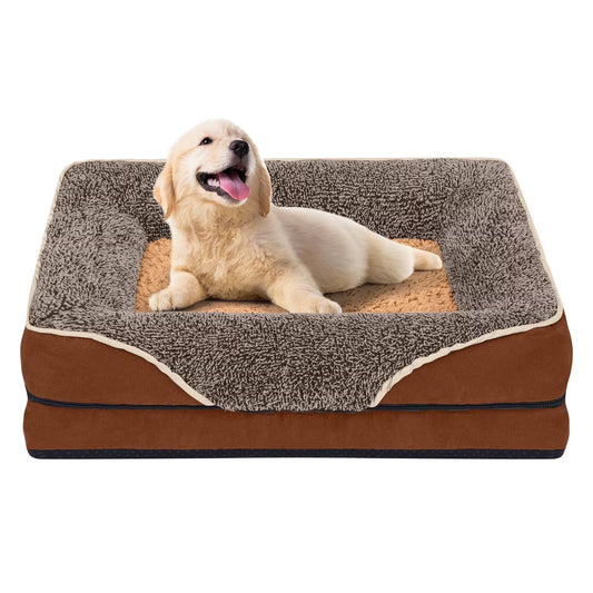 Orthopedic Egg-Crate Foam Dog Sofa Bed