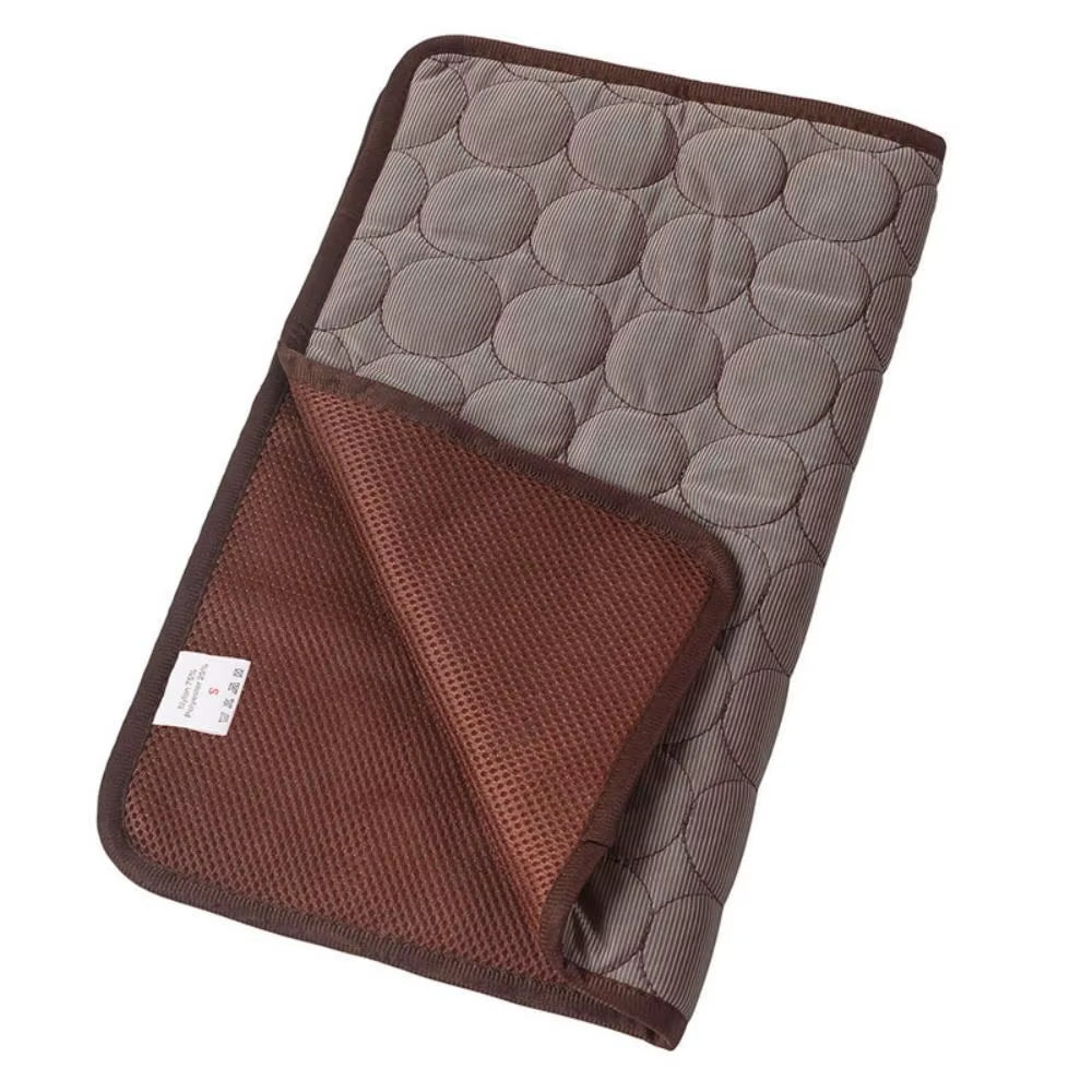 Cool Ice Silk Moisture-Proof Pet Cooling Mat