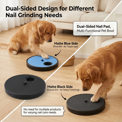 Stress-Free Dog Nail File Board with Built-In Treat Dispenser