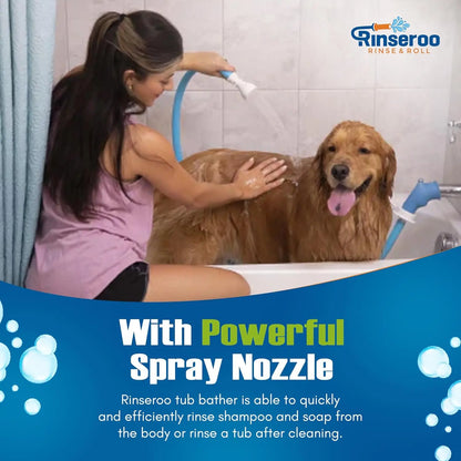 Slip-On Bathtub Faucet Sprayer & Hose for Pet Bathing