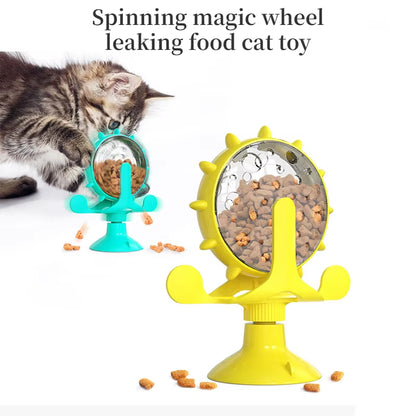 Interactive Ferris Wheel Treat Dispenser Toy