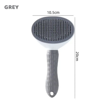 2-in-1 Cat & Dog Hair Remover Brush for Long & Short Hair