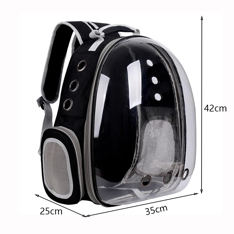Transparent Breathable Pet Backpack Carrier