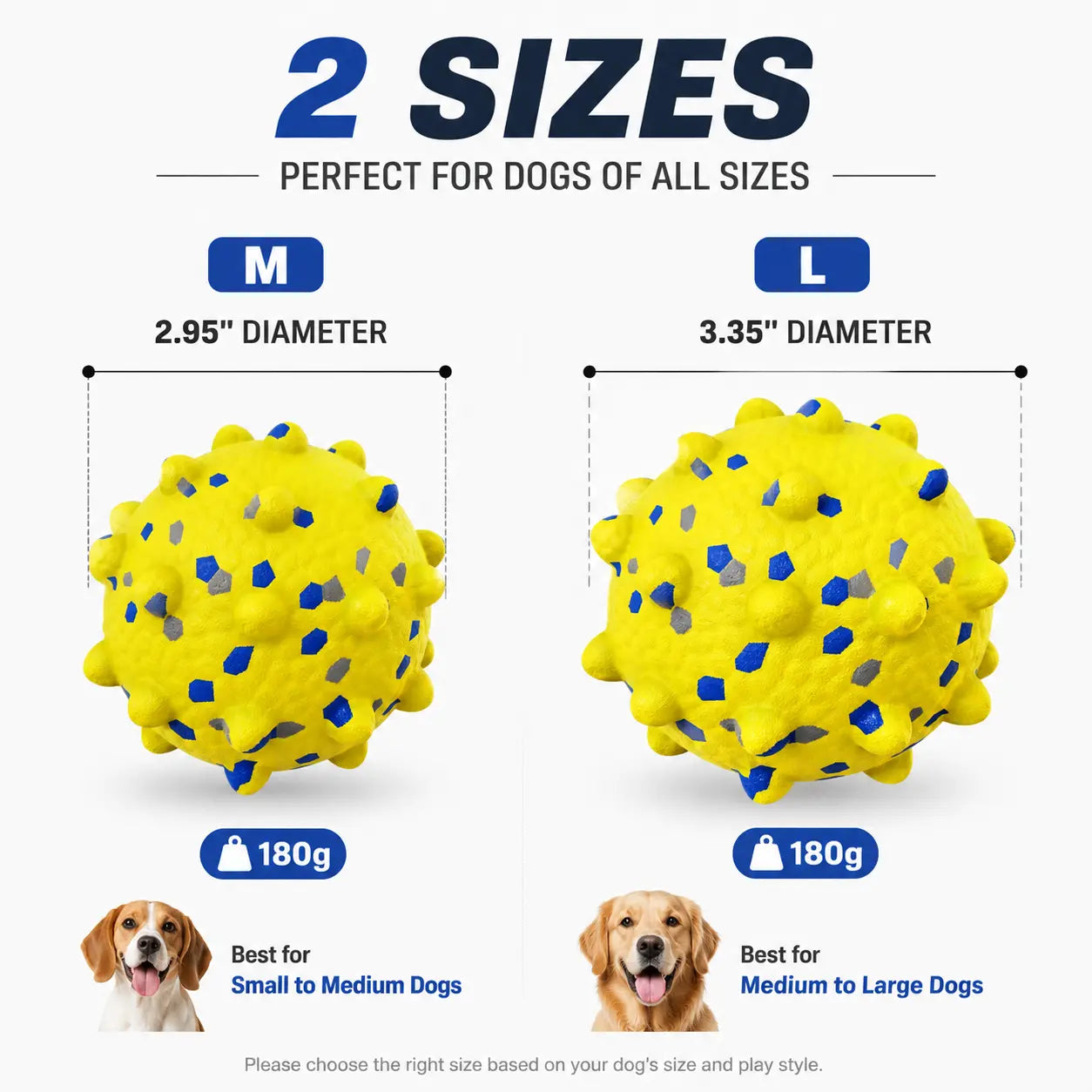 Interactive Treat-Dispensing Dog Toy Ball – Spiky Dental Chew Ball