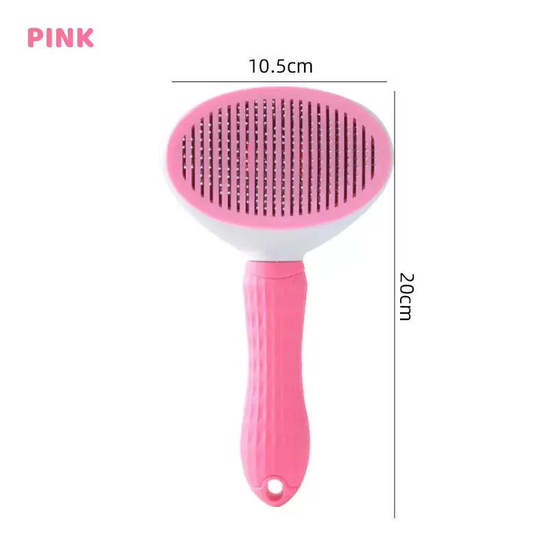 2-in-1 Cat & Dog Hair Remover Brush for Long & Short Hair